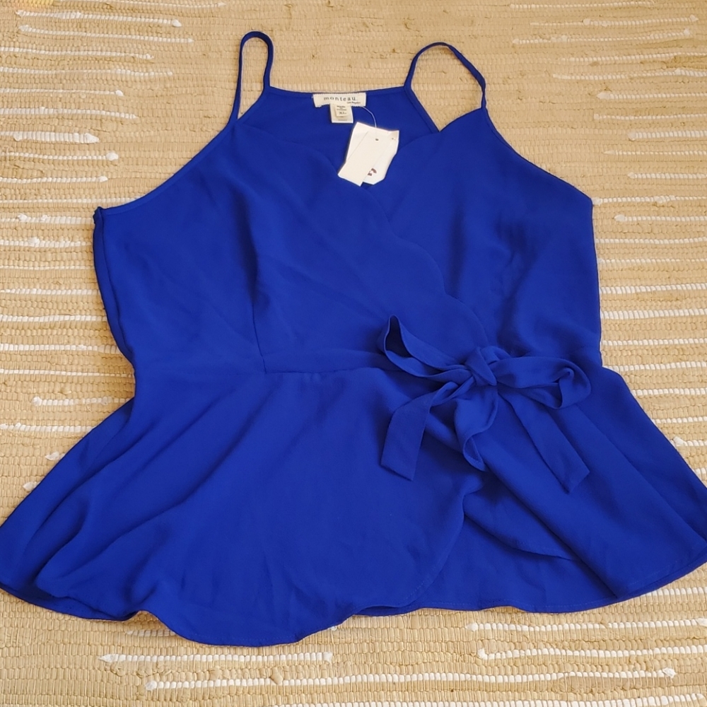 Blue wrap tank